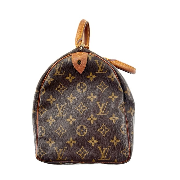 LOUIS VUITTON LV Monogram Speedy 30 Satchel Bag Vintage 1996 Authentic - Picture 2 of 16